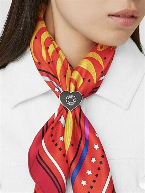 hermes heart scarf ring|Hermes scarf clearance.